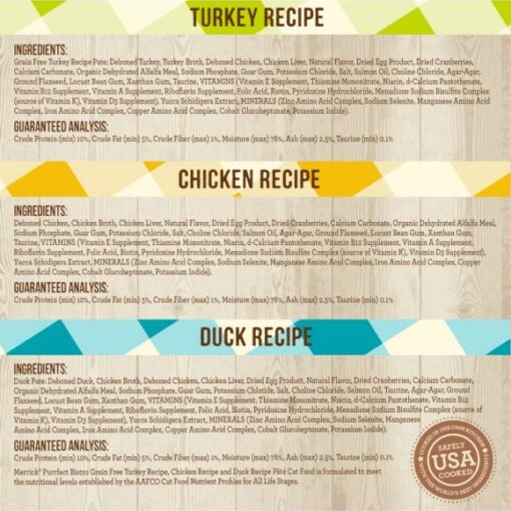 Merrick, Purrfect Bistro Poultry, 12 pk