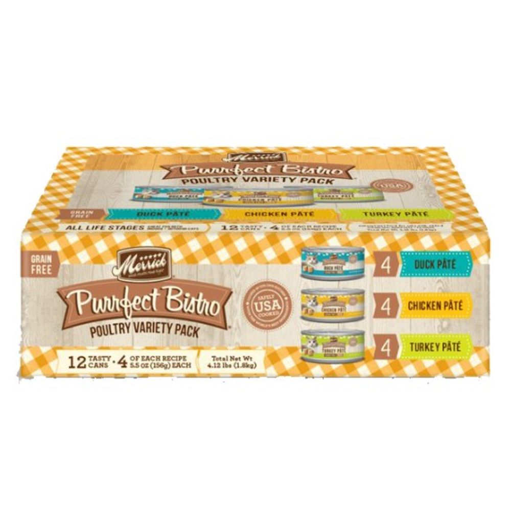 Merrick, Purrfect Bistro Poultry, 12 pk