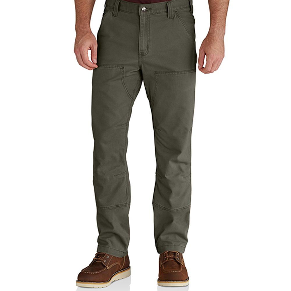Carhartt, Men's Moss Rugged Flex Relaxed Fit Canvas Double-Front Utility Work Pant, 102802