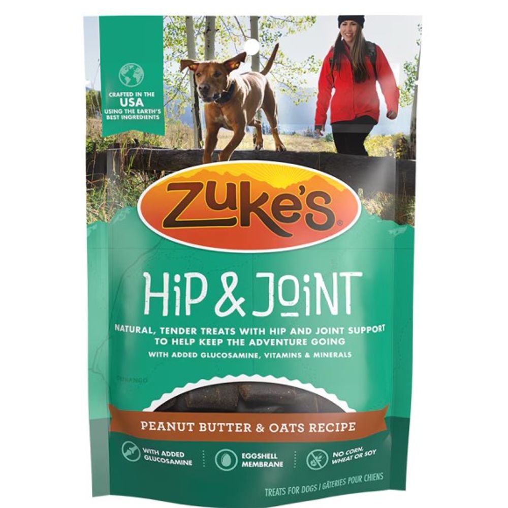 Zuke's, Hip & Joint Peanut Butter & Oats Recipe Dog Treats