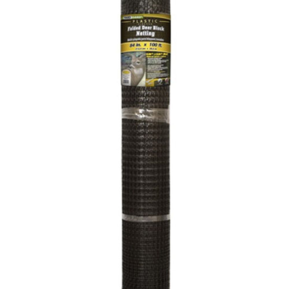 Deer Block Fencing PVC Mesh, Black, 7 ft. X 100 ft.