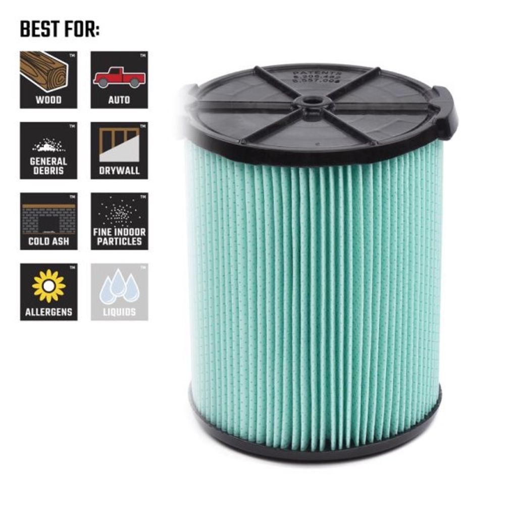 Craftsman, 6.75" HEPA Material Wet/Dry Vac Cartridge Filter, 2360303 