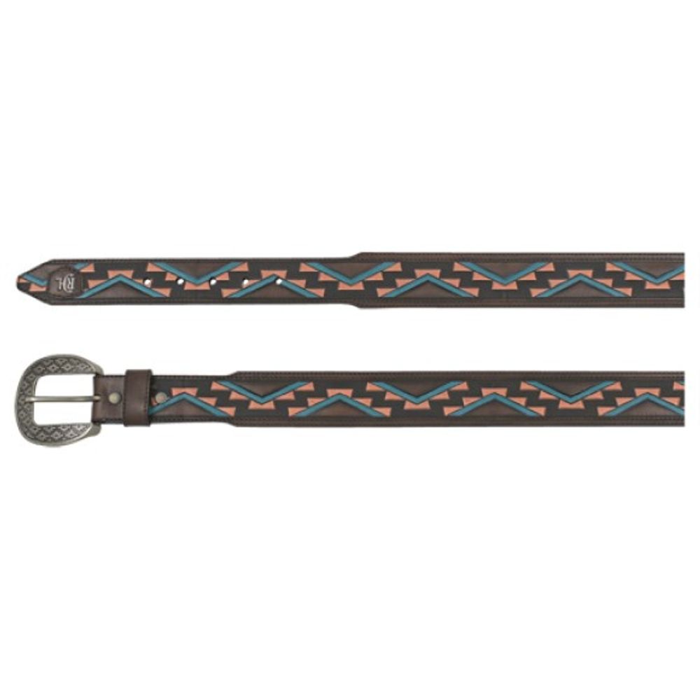 Red Dirt Hat Co, Men's Tapered Geometric Pattern Belt, 23112BE10