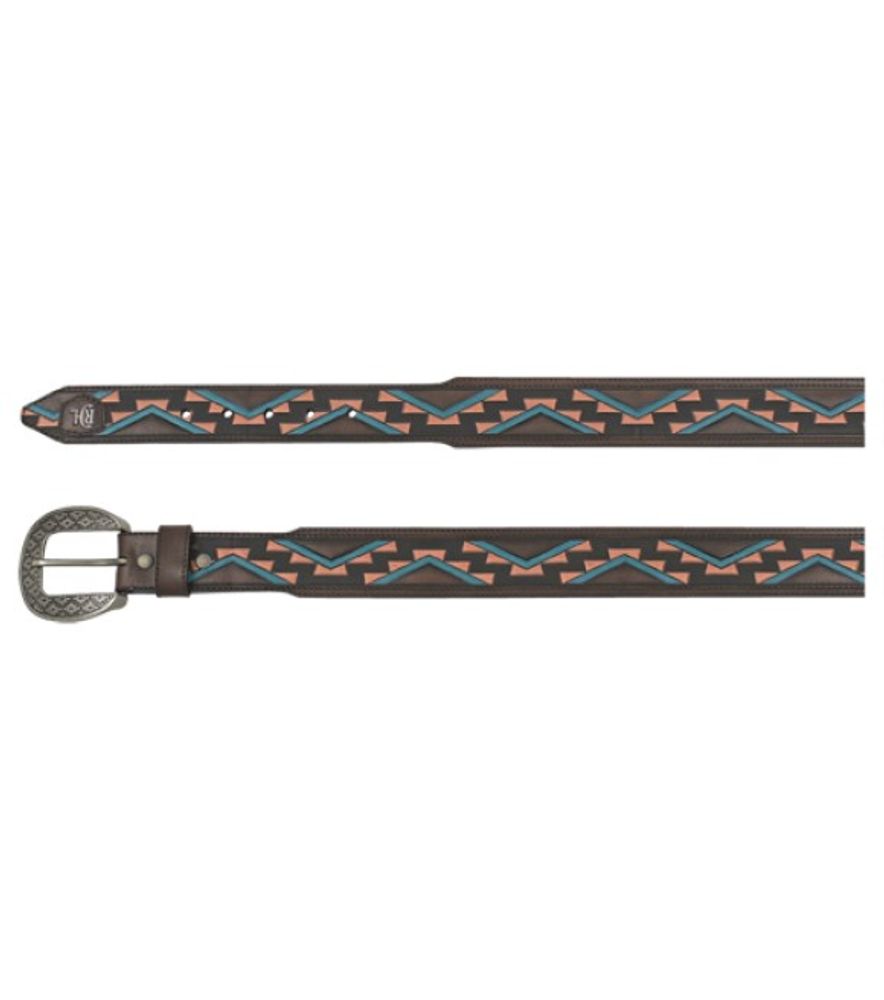 Red Dirt Hat Co, Men's Tapered Geometric Pattern Belt, 23112BE10