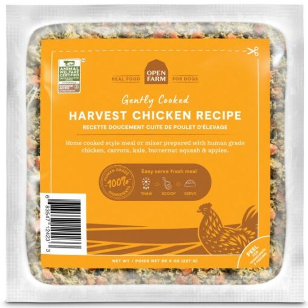 Open Farm, Gently Cooked Harvest Chicken Recipe Dog Food