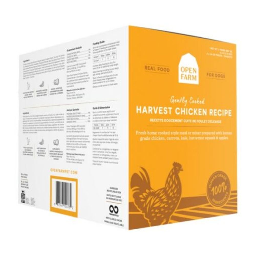 Open Farm, Gently Cooked Harvest Chicken Recipe Dog Food