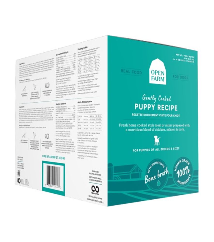 Open Farm, Puppy Gently Cooked Dog Food