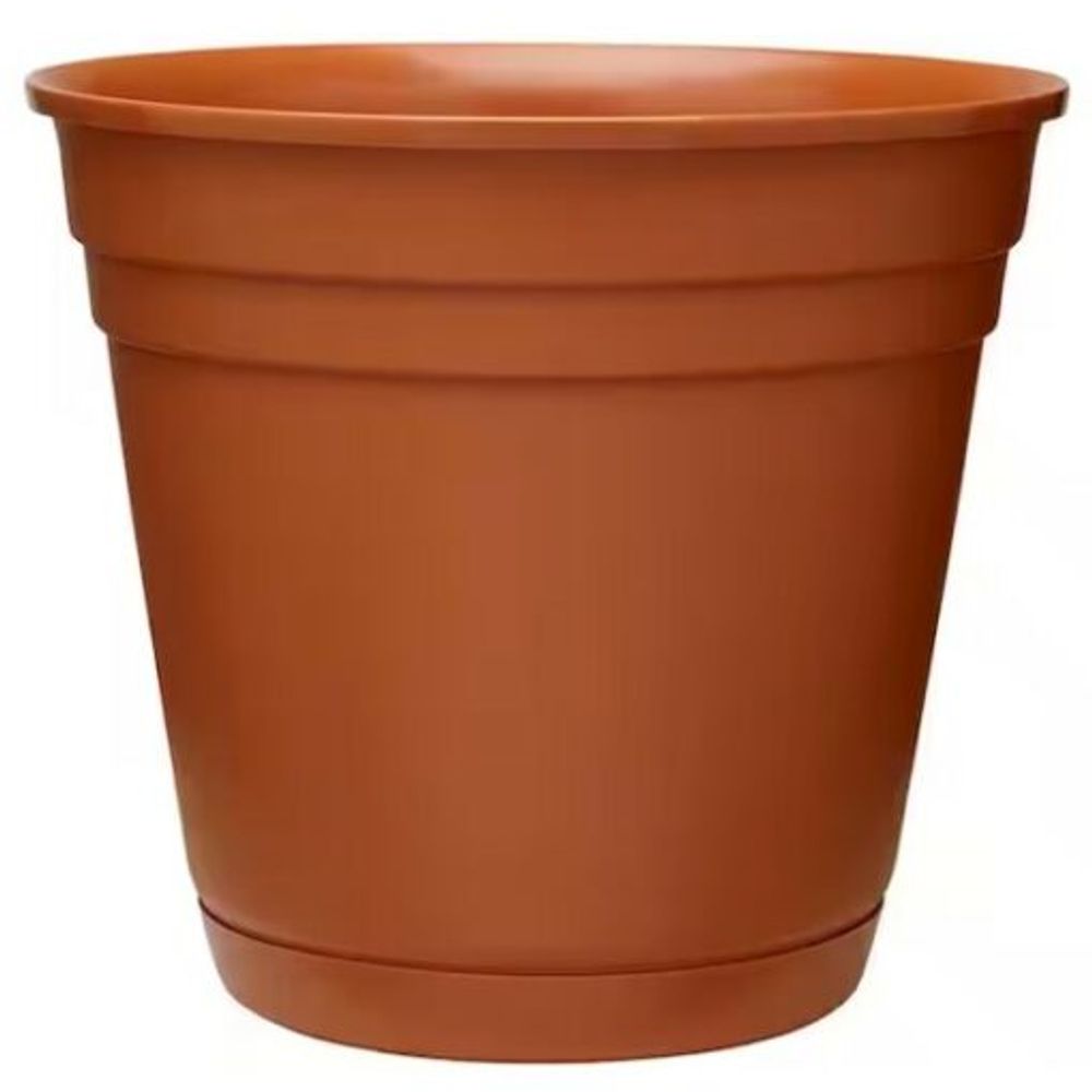 Southern Patio, 12" Riverland Planter with Saucer 