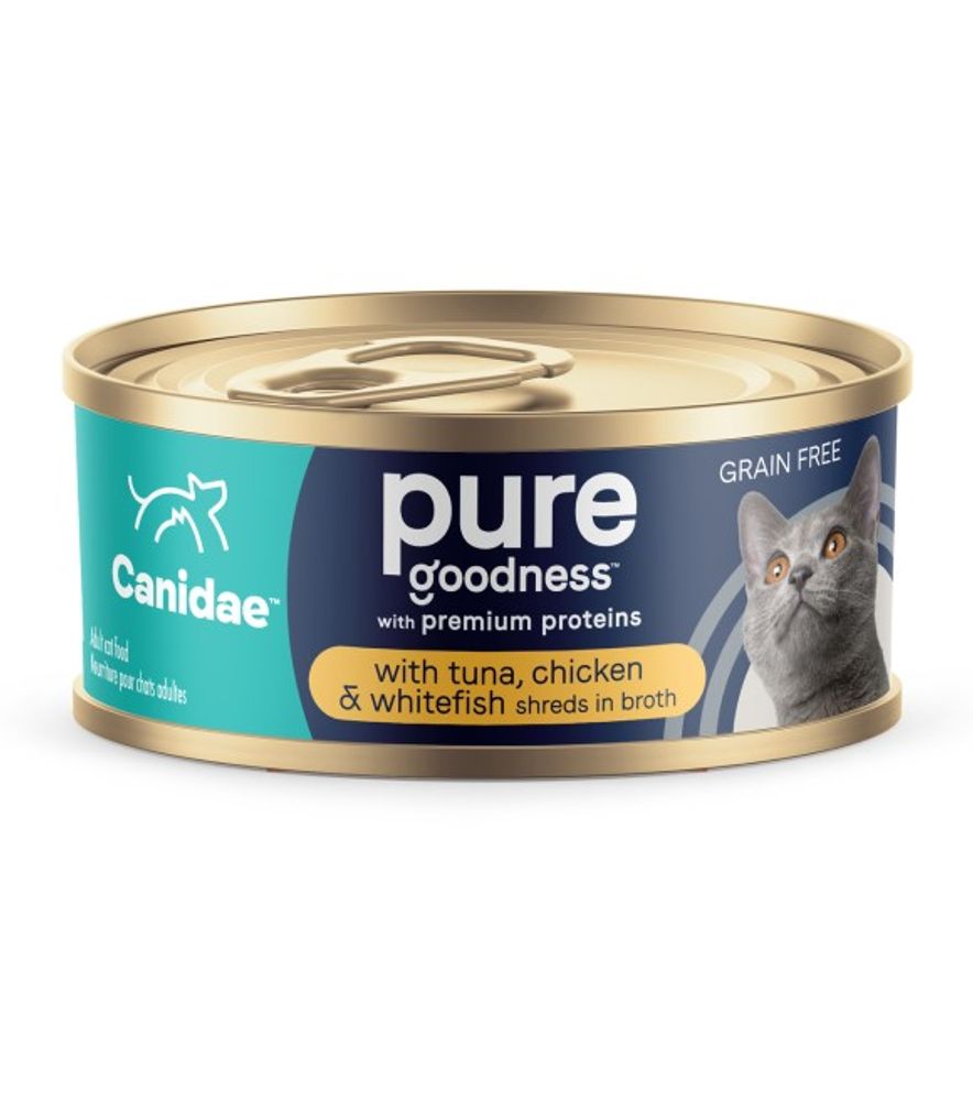 Canidae, Pure Grain Free Tuan Chicken & Whitefish Recipe Cat Food, 2.46 oz