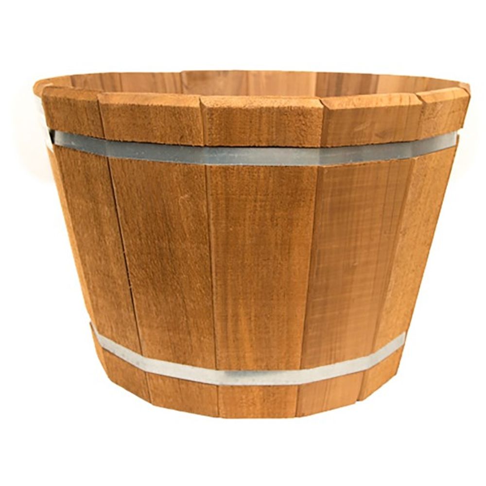 Real Wood Products, Large Cedar Tub Planter, G3010