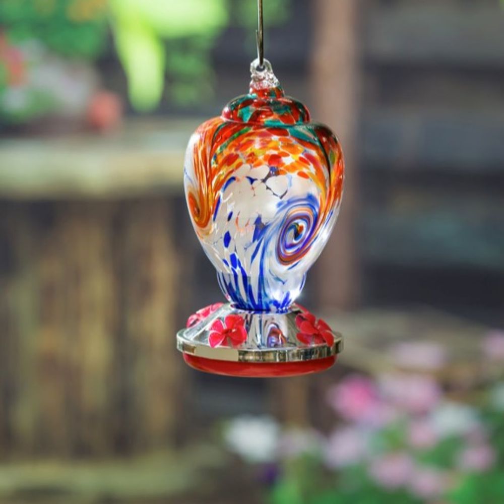 Evergreen, Multi Color Humming Bird Feeder, 2HF301