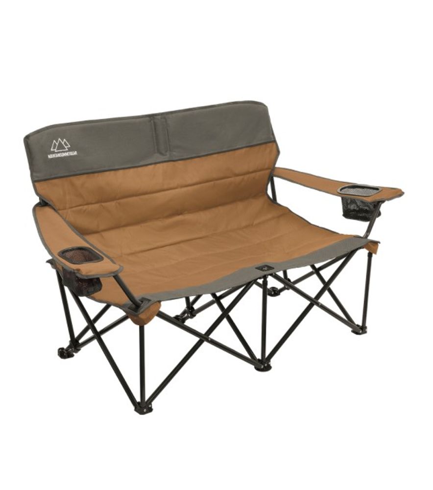 Mountain Summit Gear, Low Folding Love Seat, MSG-QLSL/BRN