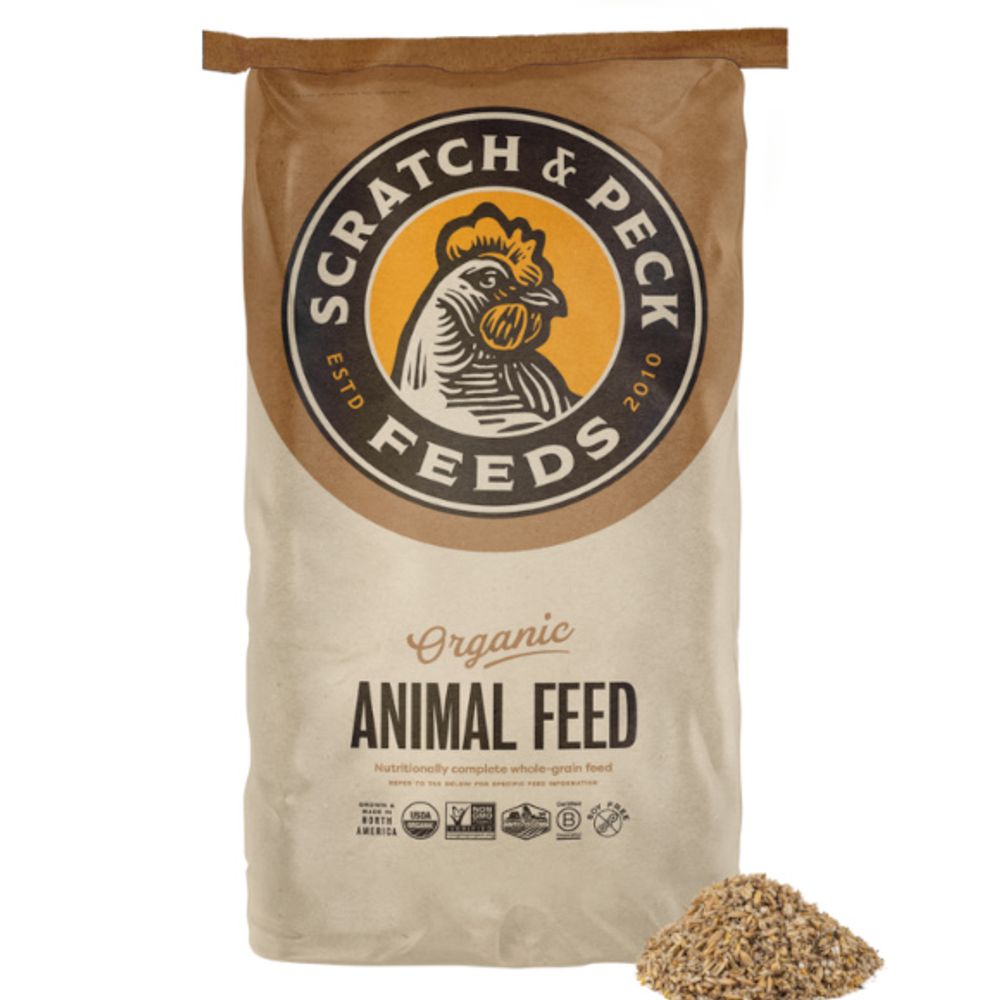 Scratch & Peck, Organic Mini Pig Young Mash, 25 lb