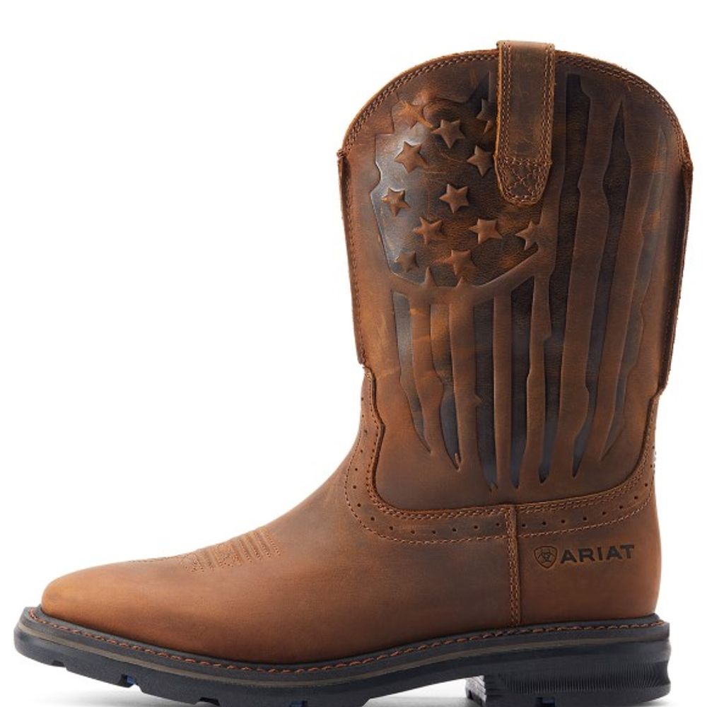 Ariat, Men's Sierra Shock Shield Patriot Work Boot, 10044505
