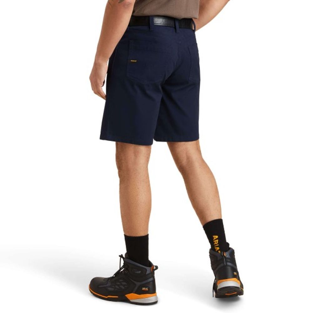 Ariat, Men's Navy Rebar DuraStretch Made Tough Short, 10043172