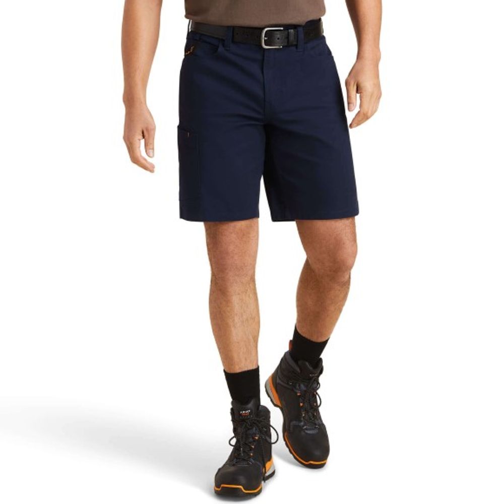 Ariat, Men's Navy Rebar DuraStretch Made Tough Short, 10043172