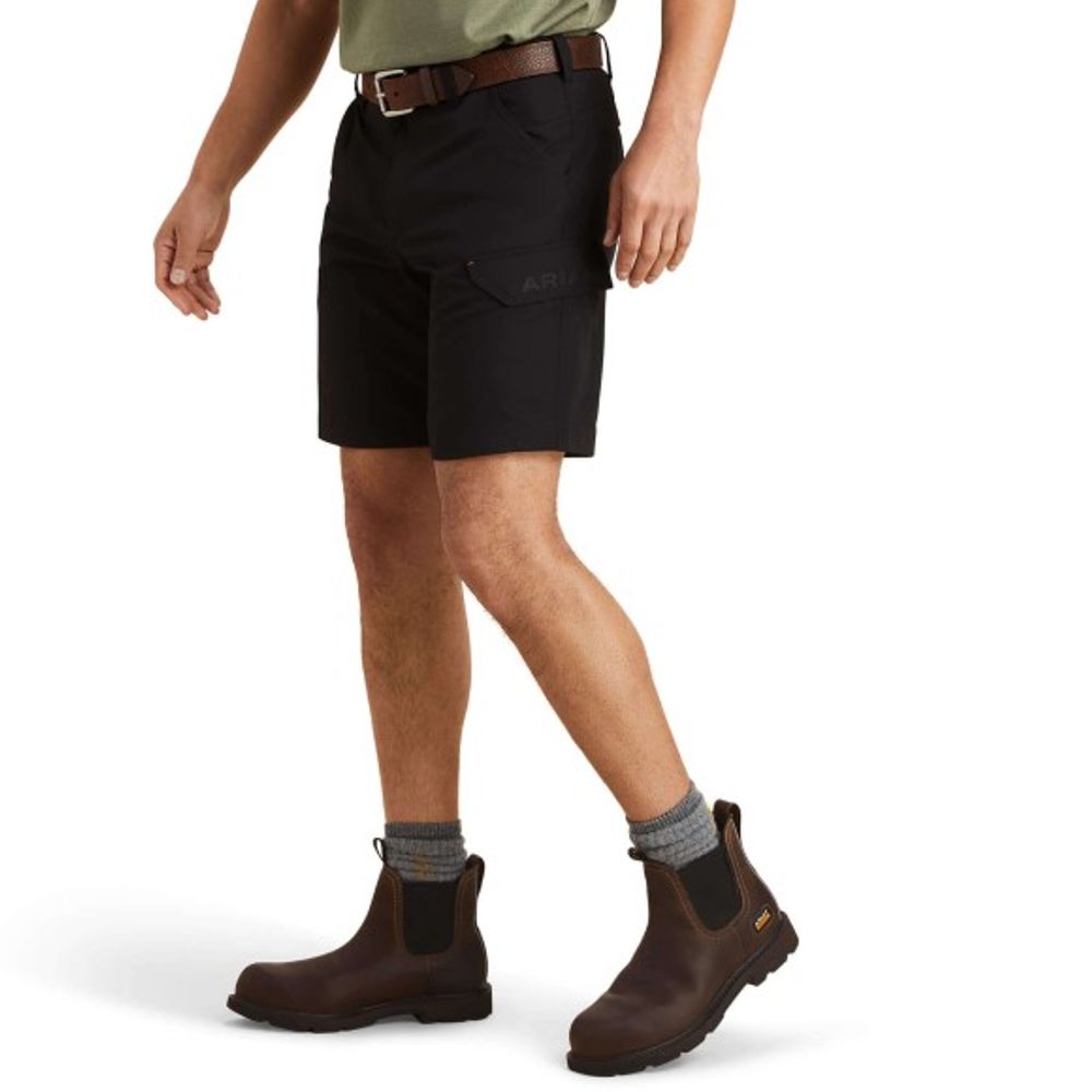 Ariat, Men's Black Rebar WorkFlow Ultralight Short, 10043164