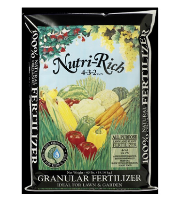 25kgのブレンド米richman.2 Stutzman, 4-3-2 Nutri-Rich Granule, 40 lb | Wilco