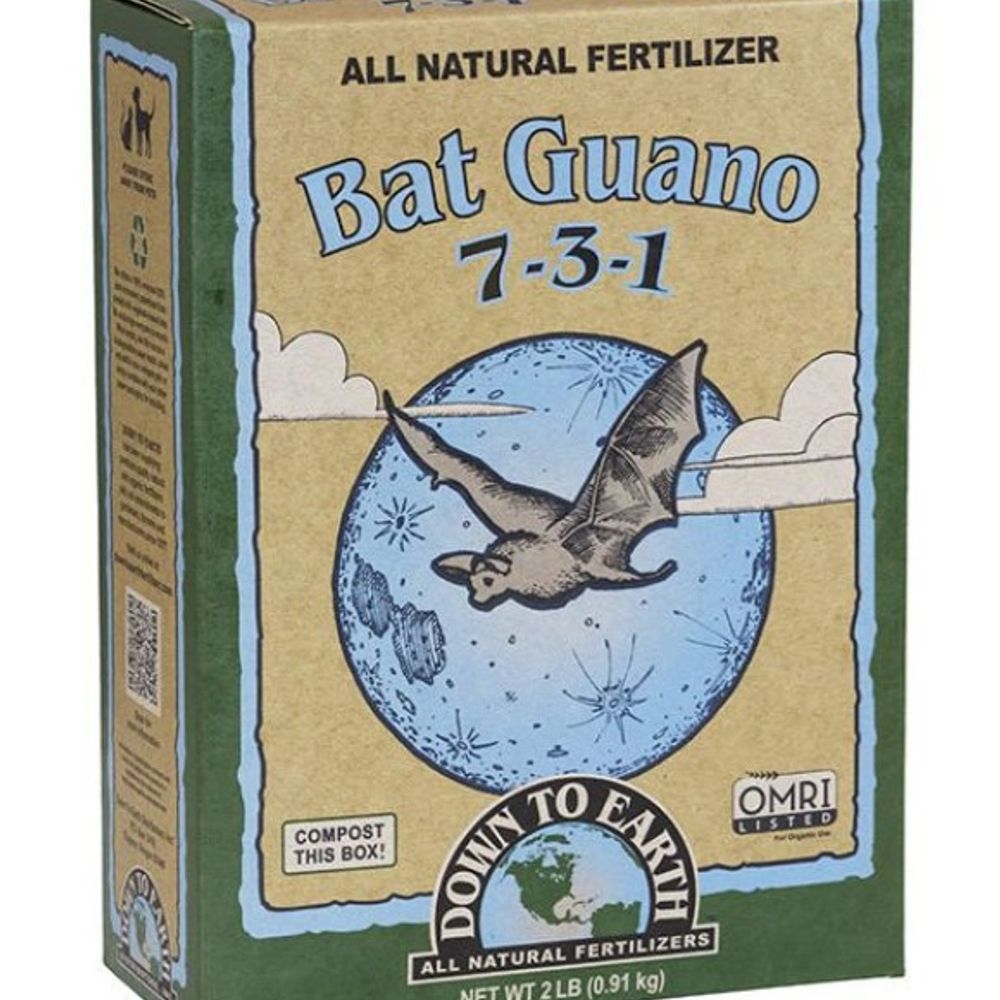 Down to Earth, Bat Guano 7-3-1, 2 lb