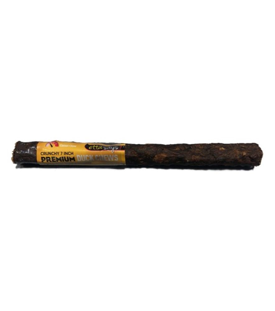 Etta Says!, 7" Premium Crunchy Duck Chew Dog Treat