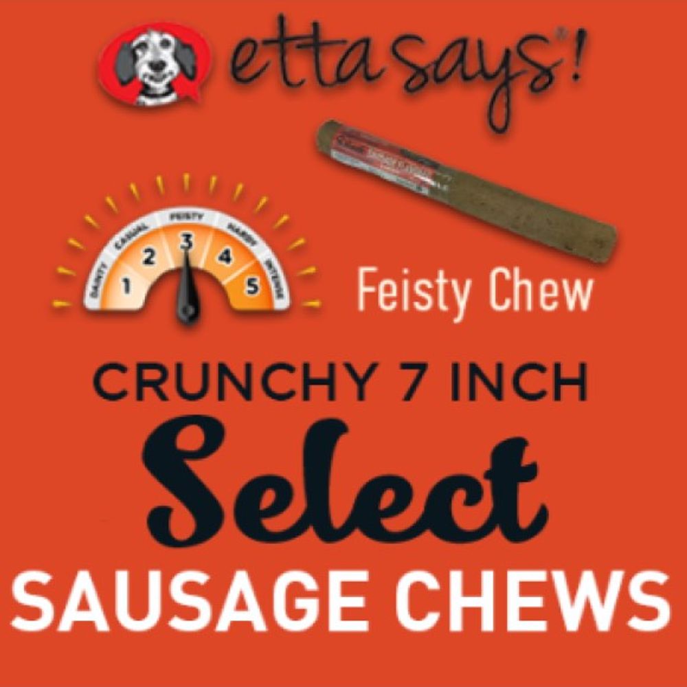 Etta Says!, 7" Select Sausage Chew Dog Treat 