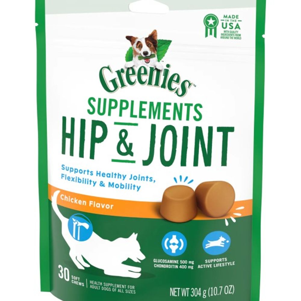 Greenies, Hip & Joint Dog Supplements, 30 count 