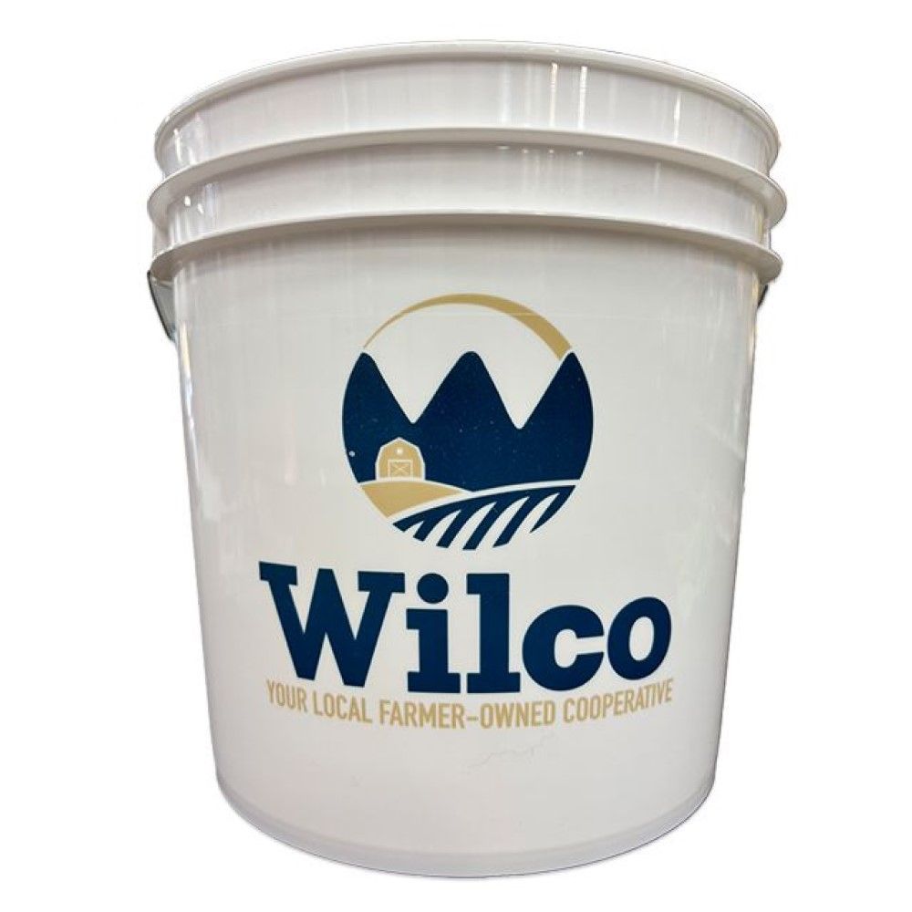 Wilco, White Heavy Duty Poly Bucket, 2 gal
