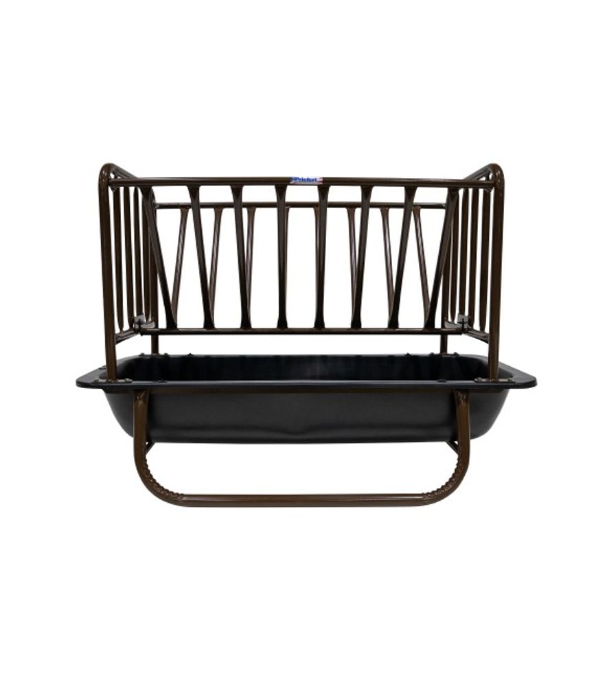 Priefert, 5' Brown Goat Feeder with Hay Rack