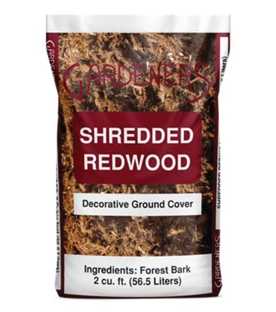 Gardeners Professional, Redwood Bark Shreds, 2 cuft