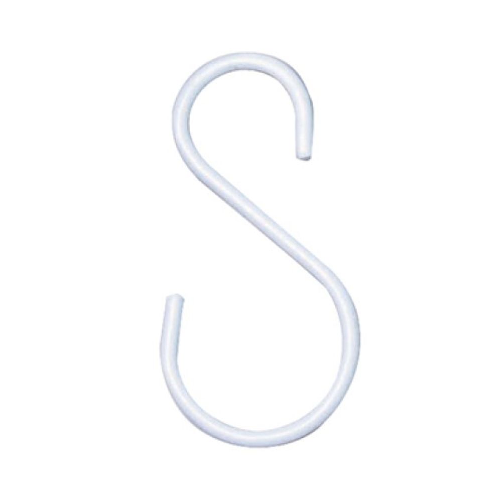 Green Thumb, 3.5" White S Hook, 2 pk