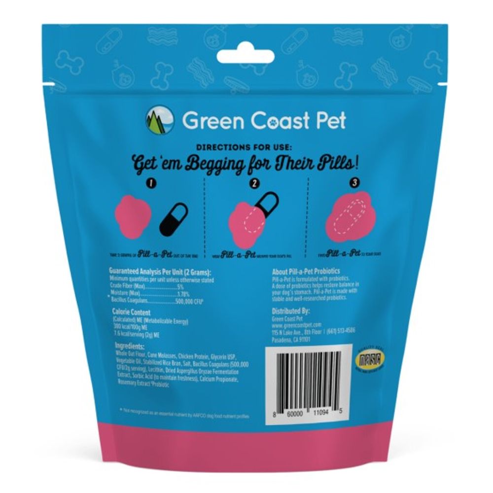 Green Coast Pet, Pill-A-Pet Bacon Flavored
