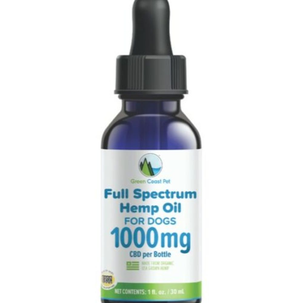 Green Coast Pet, Full Spectrum Hemp Oil for Dogs, 1 oz
