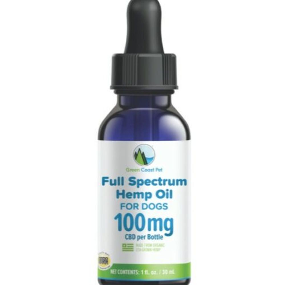 Green Coast Pet, Full Spectrum Hemp Oil for Dogs, 1 oz