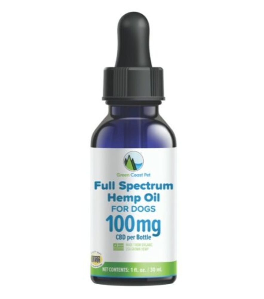 Green Coast Pet, Full Spectrum Hemp Oil for Dogs, 1 oz