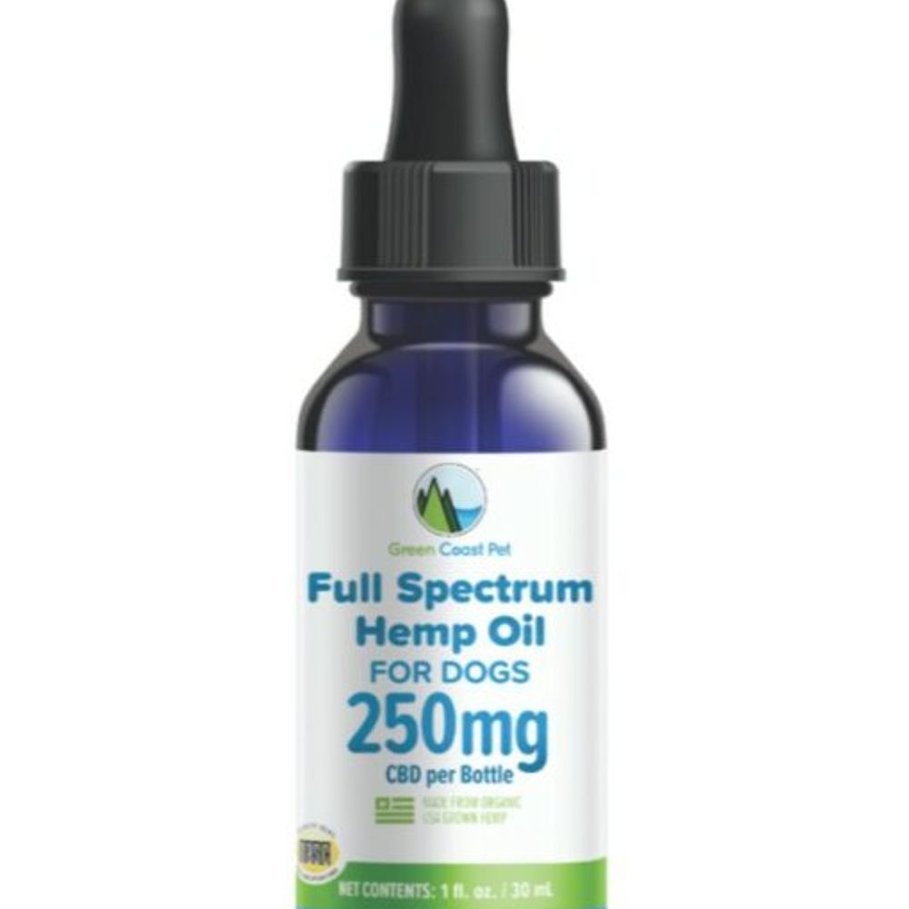 Green Coast Pet, Full Spectrum Hemp Oil for Dogs, 1 oz