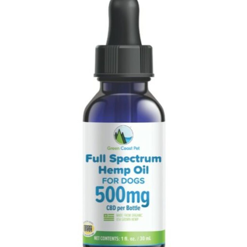 Green Coast Pet, Full Spectrum Hemp Oil for Dogs, 1 oz