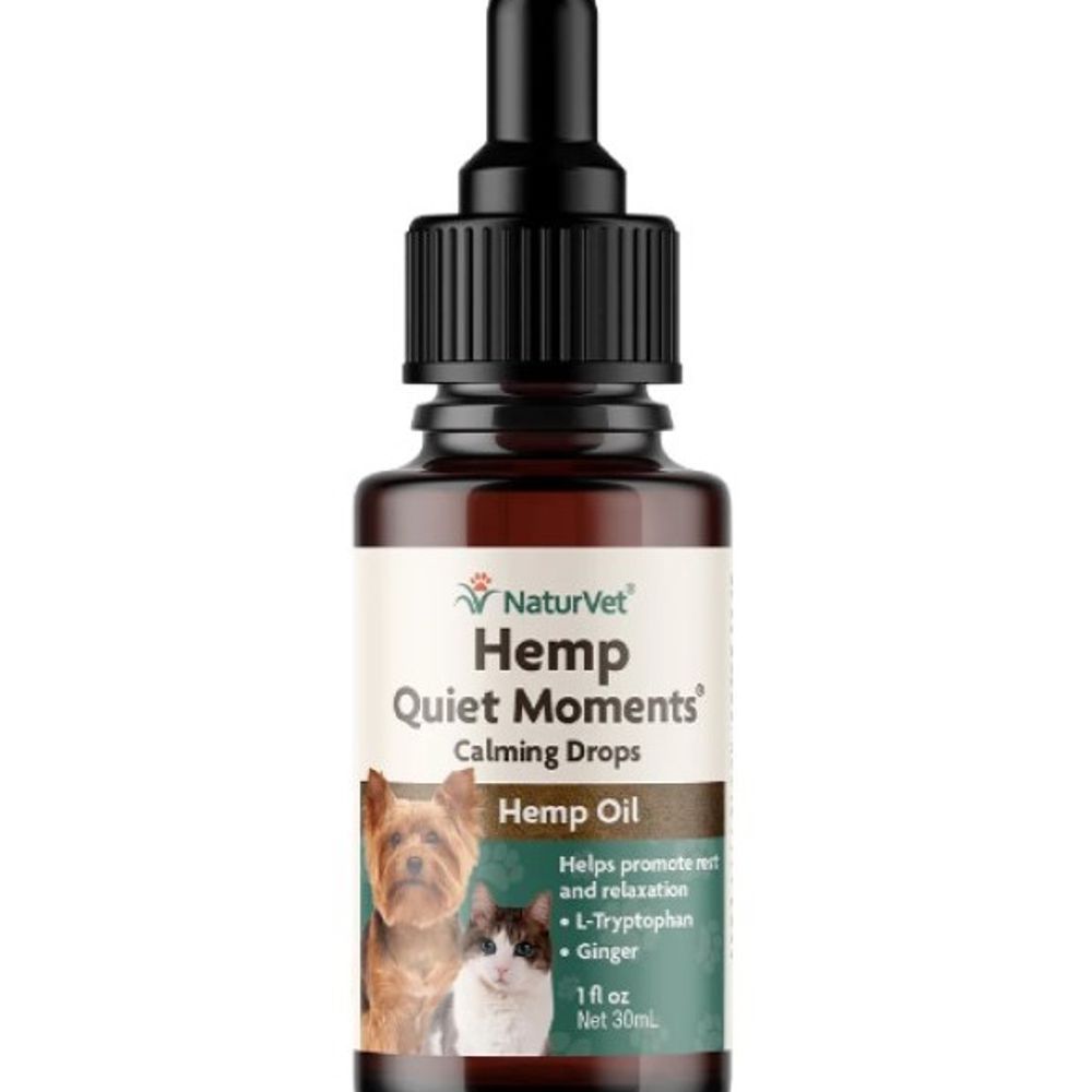 NaturVet, Quite Moments Calming Pet Drops, 1 oz