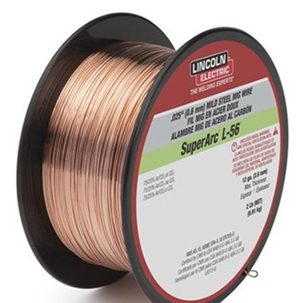 Lincoln Electric Superarc L-56 Mig Welding Wire, .035 in., 2 lb. Spool