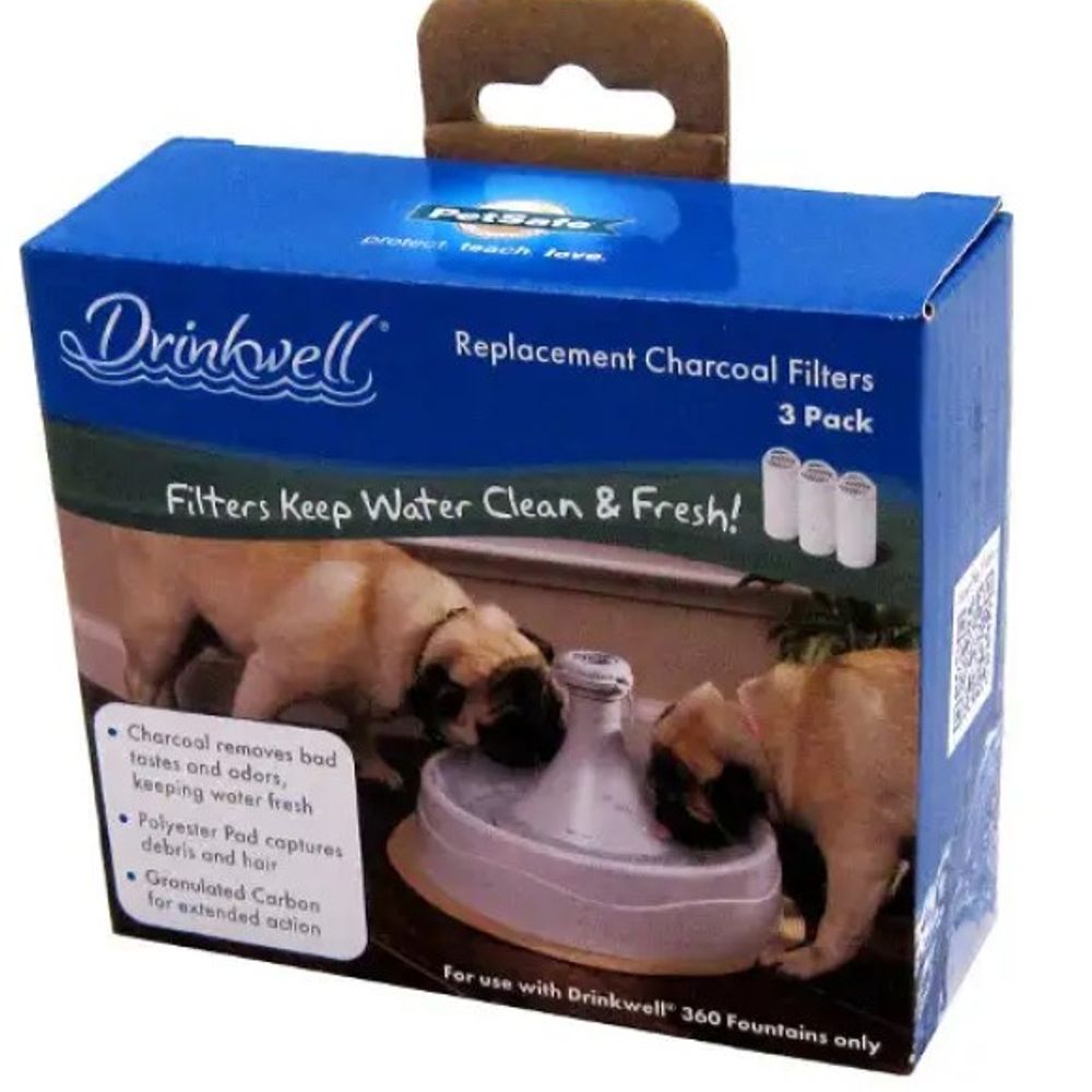 PetSafe, Drinkwell 360 Fountain Carbon Filters, 3 pk