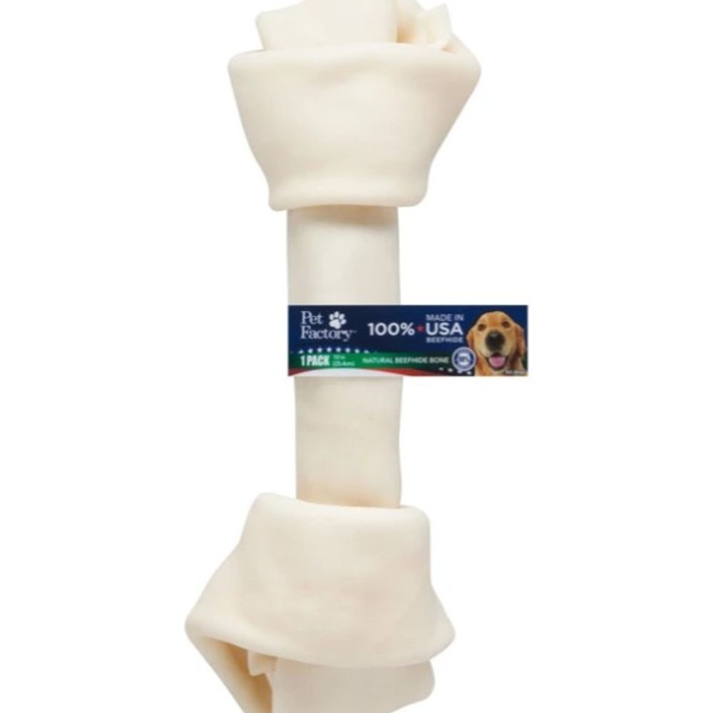 Pet Factory, American Natural Beefhide Knot Dog Bone