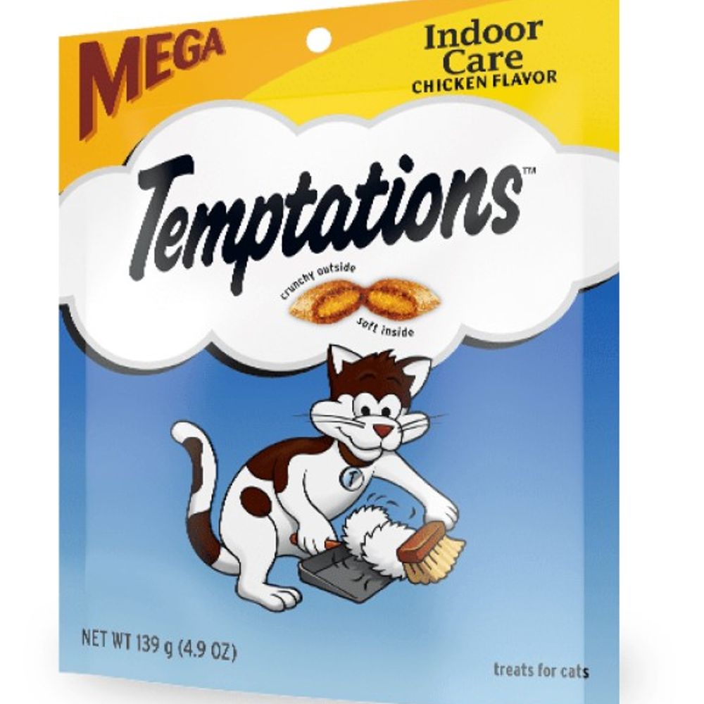 Temptations, Indoor Care Chicken Cat Treats, 4.9 oz