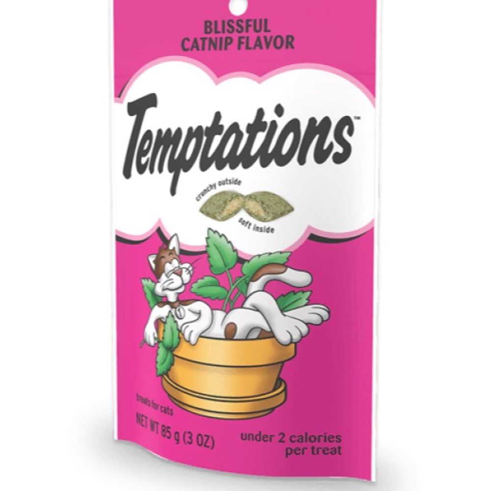 Temptations, Blissful Catnip Cat Treats, 3 oz