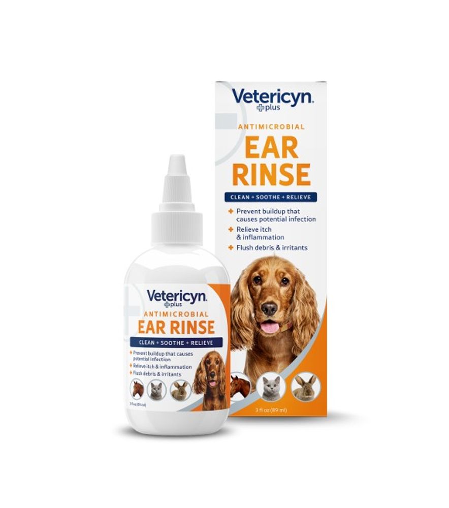 Vetericyn, Plus All Animal Antimicrobial Ear Rinse, 3 oz