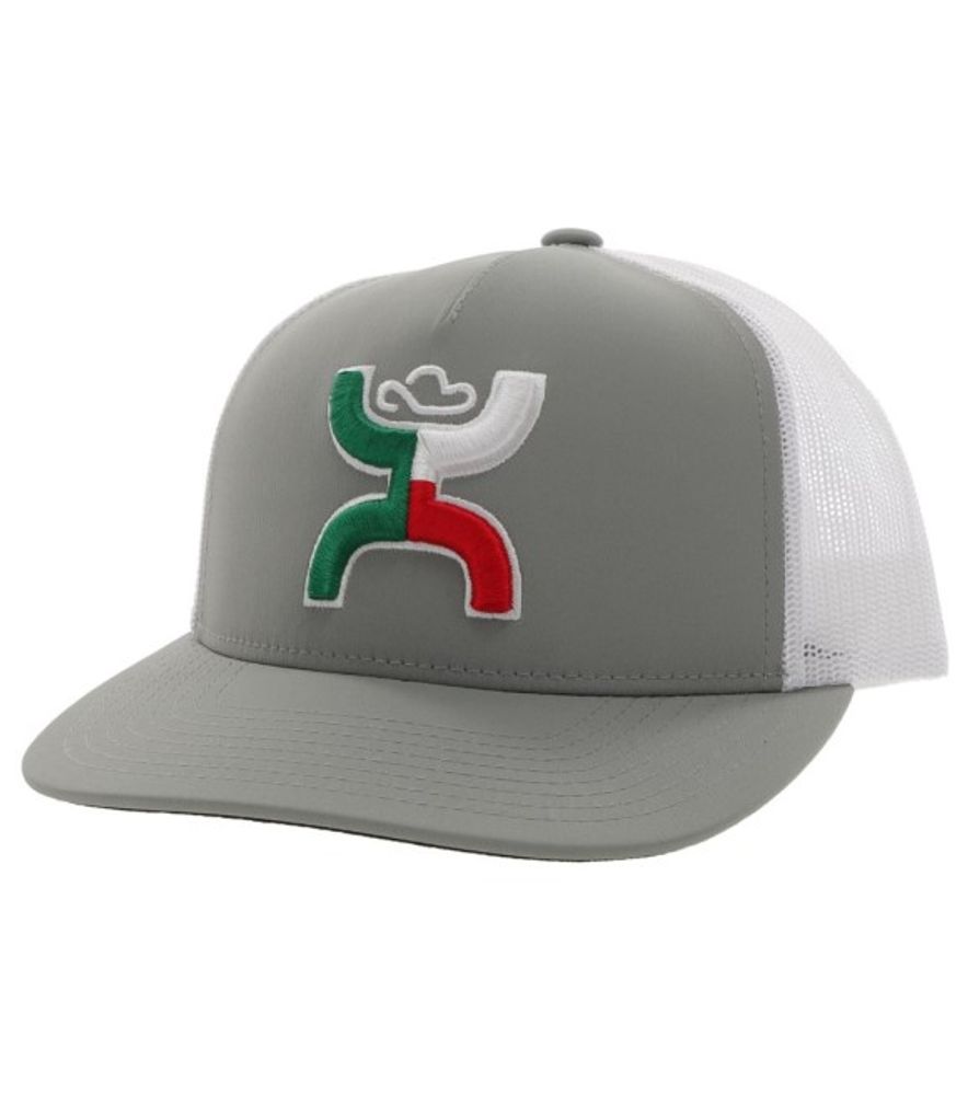 Hooey, Men's Gray Boquillas Trucker Cap, 2218T-GYWH