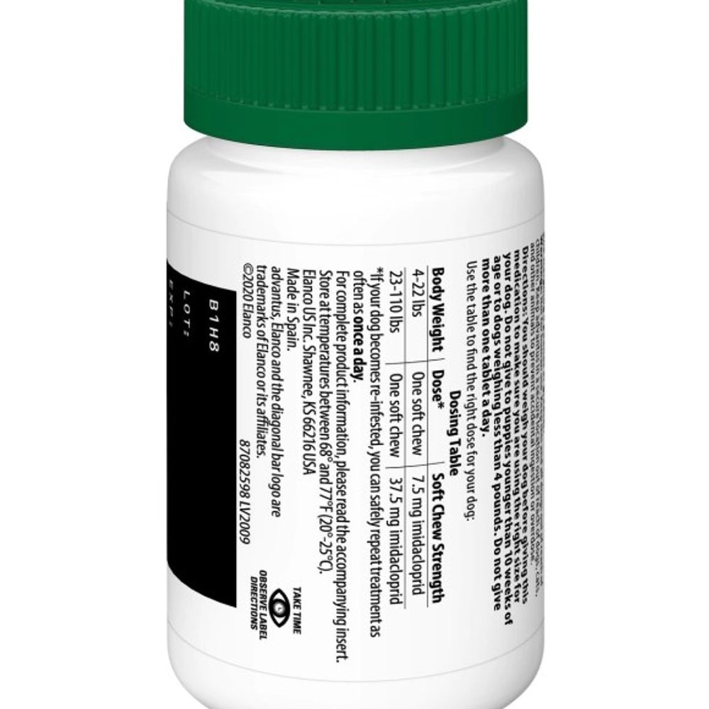 Advantus, Small Dog Oral Flea Treatment Soft Chew