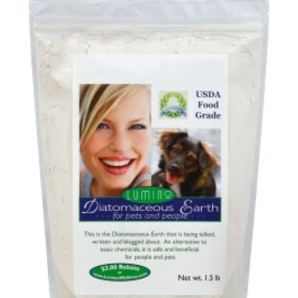 Lumuno, Diatomaceous Earth For Pets & People, 1.5 lbs