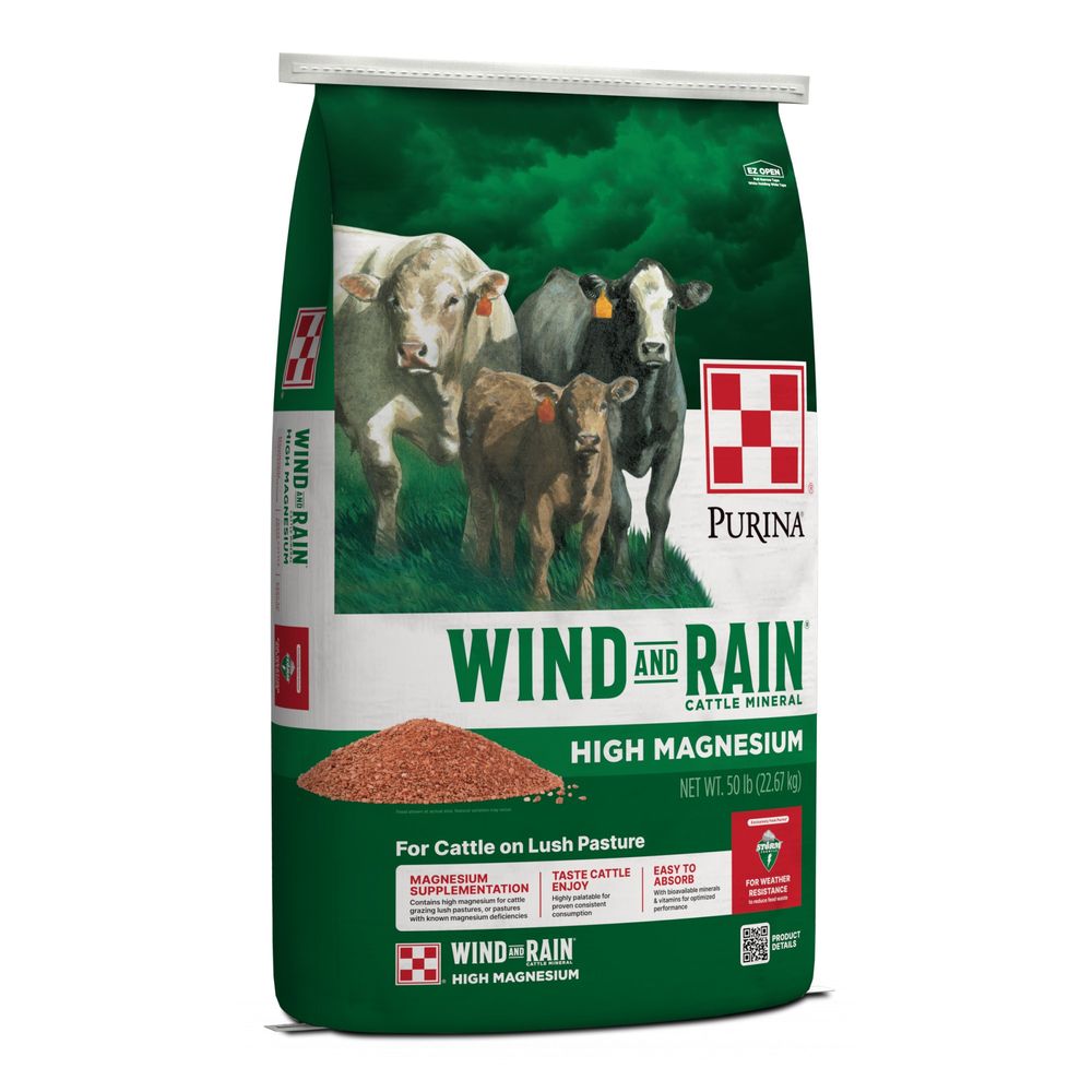 Purina, Wind and Rain Storm NW High Magnesium 4 Complete Mineral, 50 lb