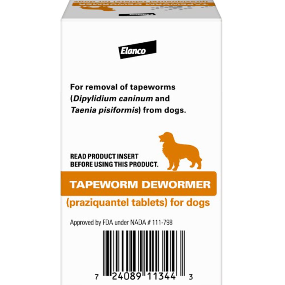 Elanco, Tapeworm Dewormer Dog 5 Tab