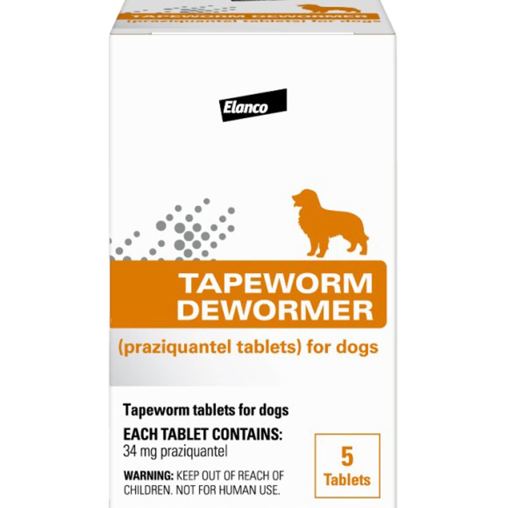 Elanco, Tapeworm Dewormer Dog 5 Tab