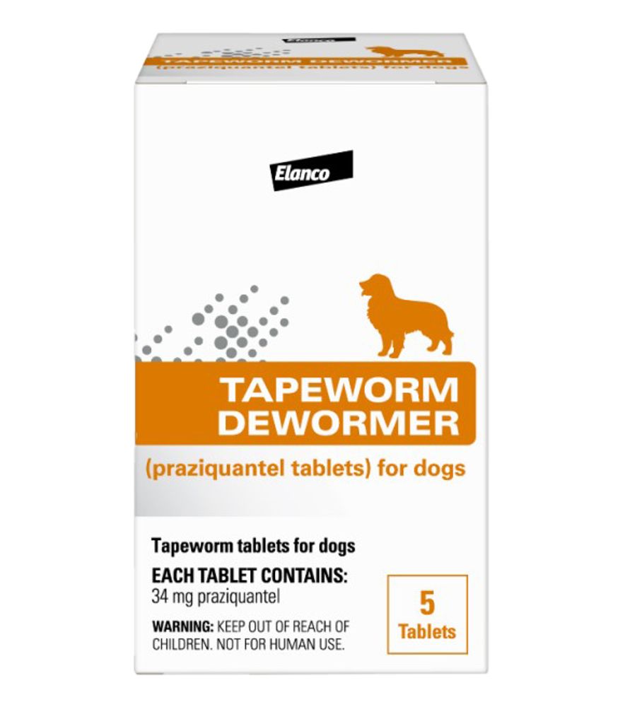 Elanco, Tapeworm Dewormer Dog 5 Tab